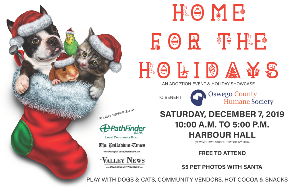 home for the holidays event poster